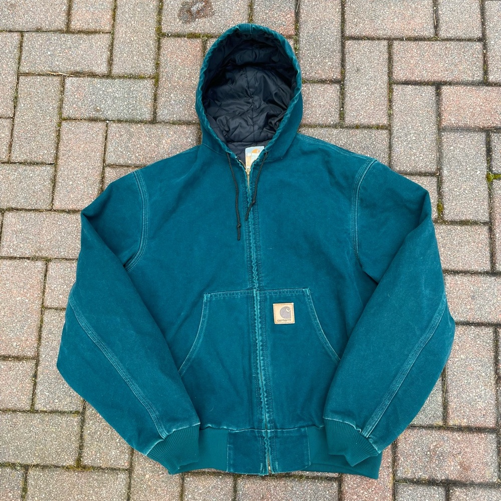 Vintage Carhartt Jacket Dark Teal